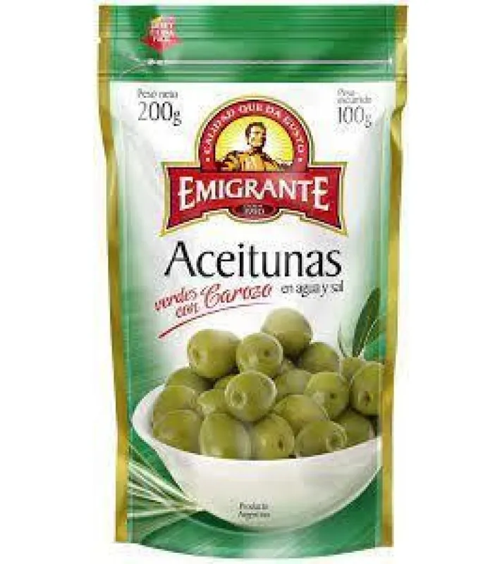 ACEITUNAS EMIGR 100G C/CAROZO